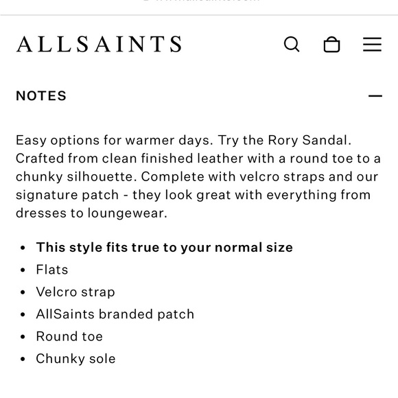 ALLSAINTS Rory Chunky Leather Sandals - Picture 15 of 16